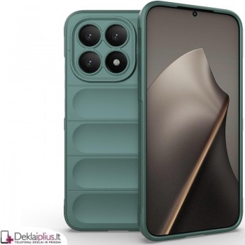 Magic Shield guminis dėklas - žalias (Xiaomi 15T)